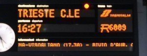 treni scritta orari
