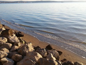 Trieste a Barcola spunta la spiaggia 5.1.2015 Cris Carbi2