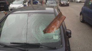 Bora auto distrutta 6.2.2015