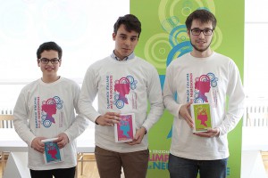 Da sinistra: Matteo Landi, Simone Gasparini e Andrea Michelotti