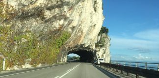 Strada Costiera chiusa per lavori