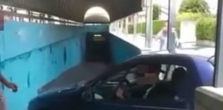 90enne si incastra nel sottopassaggio pedonale. Aveva sbagliato strada