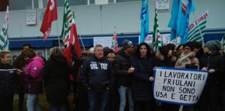Safilo: dal presidio di Martignacco il no dei 235 dipendenti alla chiusura