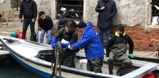 Pulire i canali di Venezia: i Gondolieri Volontari e la Befana ambientalista