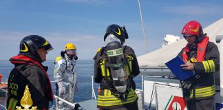 Golfo di Trieste, esercitazione antincendio in ambito marittimo