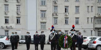 2 Novembre, Carabinieri, cerimonia militare in ricordo dei caduti