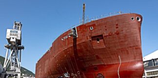 Fincantieri, varata la sezione di prua della seconda unità di supporto logistico LSS della Marina Militare francese