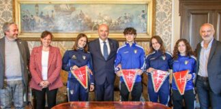 Premiazione dei judoka della Società Ginnastica Triestina