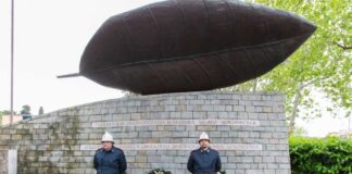 25 aprile deposizione corone caduti resistenza