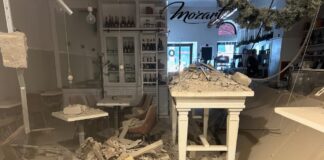 Mozart Caffè Bar - crollo - danni interni - via Giosuè Carducci - trieste - cronaca
