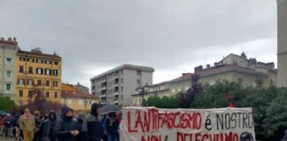 corteo antifascista 25 aprile risiera roberto dipiazza contestazioni