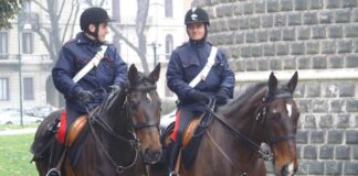 carabinieri a cavallo Carso