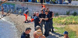 malore 83enne corteo tirso - Muggia - polizia