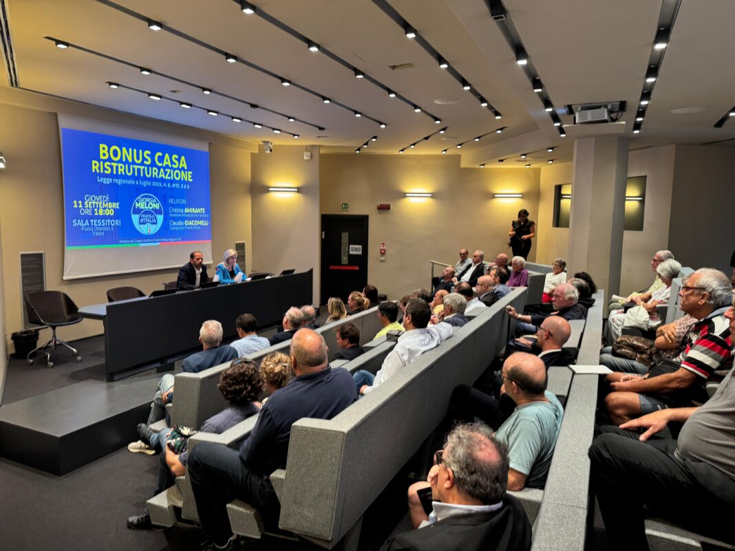 Bonus casa Friuli Venezia Giulia, Bandi ristrutturazione 2025, Efficientamento energetico, Contributi Regione FVG, Cristina Amirante, Claudio Giacomelli, Trieste edilizia