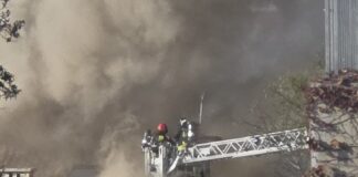Trieste, incendio, Strada del Friuli, vigili del fuoco, 118, abitazione in fiamme, emergenza