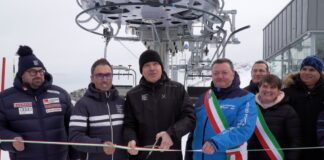 bini sella nevea - seggiovia gilberti - turismo