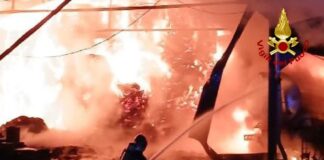 incendio, vigili del fuoco, Caneva, azienda agricola, rotoballe, Pordenone, emergenza