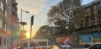 incidente stradale, investimento, via Fabio Severo, pedone, soccorsi, polizia locale, traffico