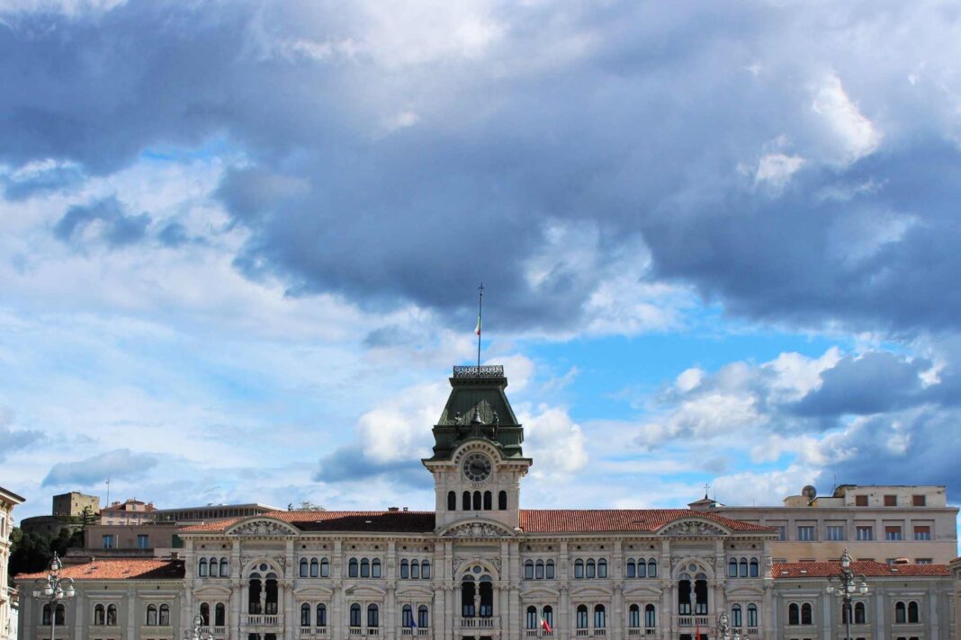 Immagine di Piazza Unità d'Italia, utilizzata per articolo di giornale sulle condizioni meteo di Trieste della giornata