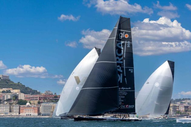 Regata dei Tre Golfi, Arca SGR, Furio Benussi, vela offshore, Maxi 100, giovani velisti, Fast and Furio Sailing Team