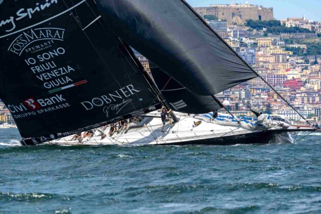 Regata dei Tre Golfi, Arca SGR, Furio Benussi, vela offshore, Maxi 100, giovani velisti, Fast and Furio Sailing Team