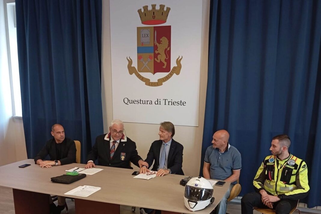 MotoForPeace, Trieste, Mongolia, Polizia di Stato, missione umanitaria, ANPS Trieste, viaggio solidale