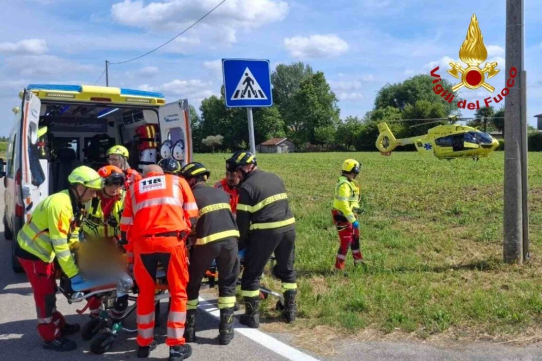 Prata di Pordenone, incidente stradale, Vigili del fuoco, Sacile, Provinciale 35, cronaca Pordenone, Polizia Locale