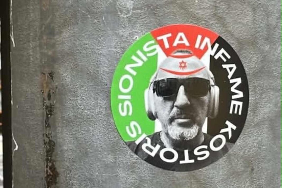 Alberto Kostoris, Trieste, antisemitismo, Largo Barriera, adesivi intimidatori, comunità ebraica, Digos