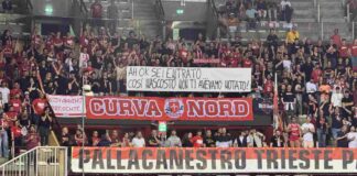 Pallacanestro Trieste, Germani Brescia, playoff Serie A, basket italiano, PalaTrieste, quarti di finale playoff, Francesco Taccetti