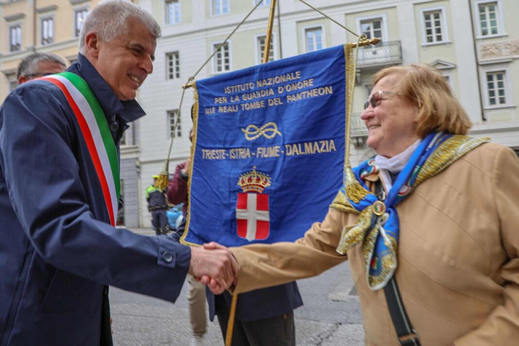 Trieste, commemorazione, caduti, 5 maggio 1945, via Imbriani, Lega Nazionale, cerimonia istituzionale