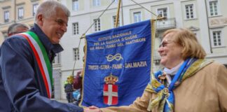Trieste, commemorazione, caduti, 5 maggio 1945, via Imbriani, Lega Nazionale, cerimonia istituzionale