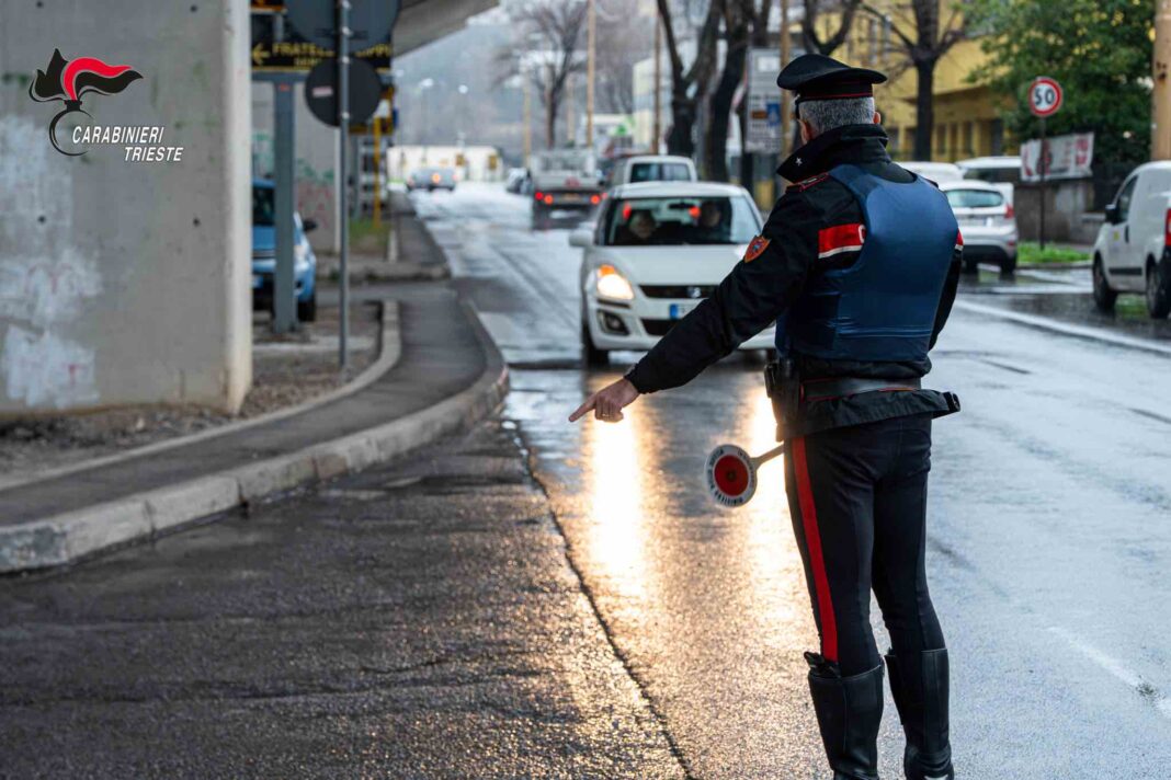 Controlli dei Carabinieri a Trieste