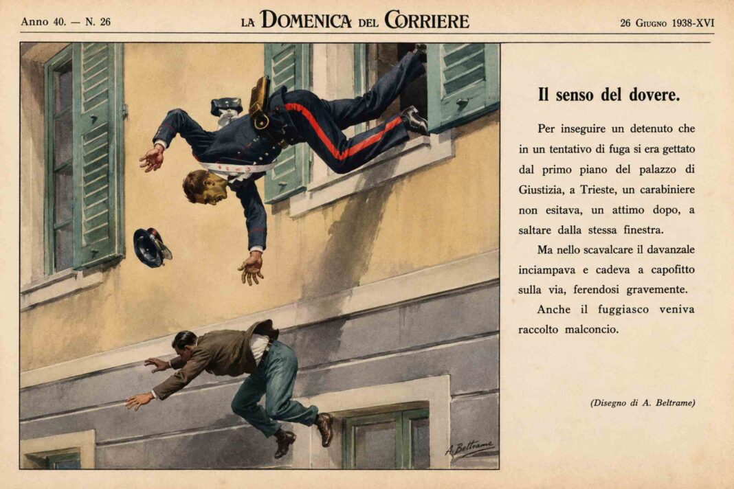 Carabinieri, Trieste, Francesco Spada, Palazzo di Giustizia, cronaca storica, Arma dei Carabinieri, memoria storica