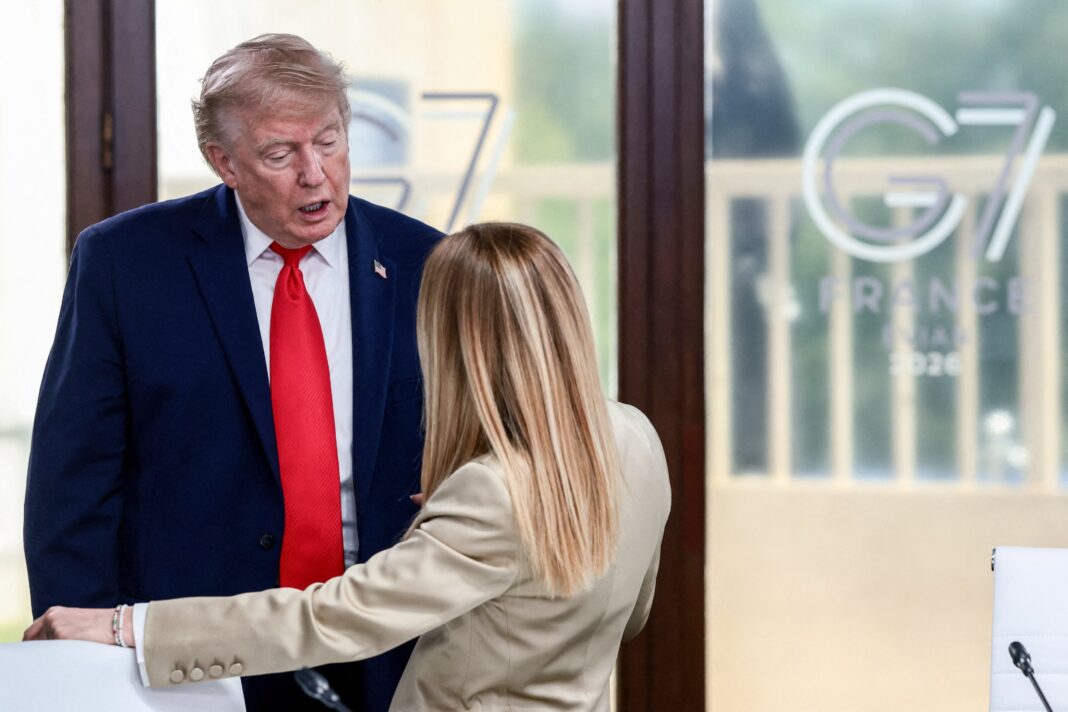 Trump; Meloni: 