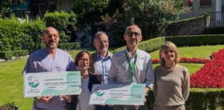 Consegna degli assegni alla Fondazione Burlo Garofolo