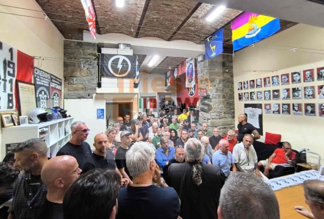 Avanguardia Nazionale, Trieste, CasaPound, Fabio Bellani, via San Zaccaria, Fratelli d'Italia, Nicole Matteoni