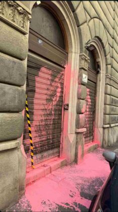 CasaPound, Trieste, via San Zaccaria, Avanguardia Nazionale, antifascismo, cronaca, imbrattamento