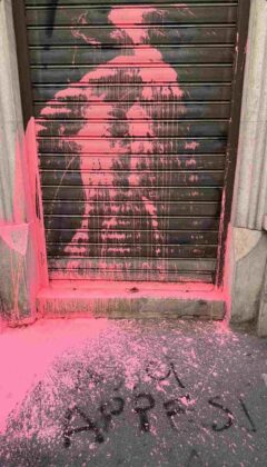 CasaPound, Trieste, via San Zaccaria, Avanguardia Nazionale, antifascismo, cronaca, imbrattamento
