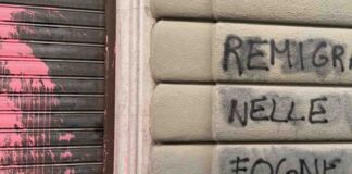 CasaPound, Trieste, via San Zaccaria, Avanguardia Nazionale, antifascismo, cronaca, imbrattamento