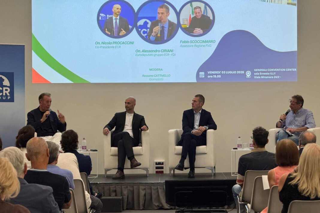 Fratelli d'Italia, Green Deal, Unione Europea, Alessandro Ciriani, Nicola Procaccini, Fabio Scoccimarro, immigrazione europea