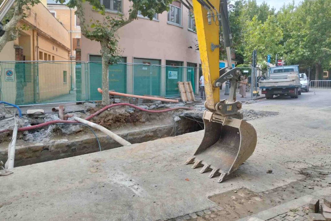 Muggia, torrente Fugnan, via Roma, lavori pubblici, viabilità, Enel, interruzione energia elettrica