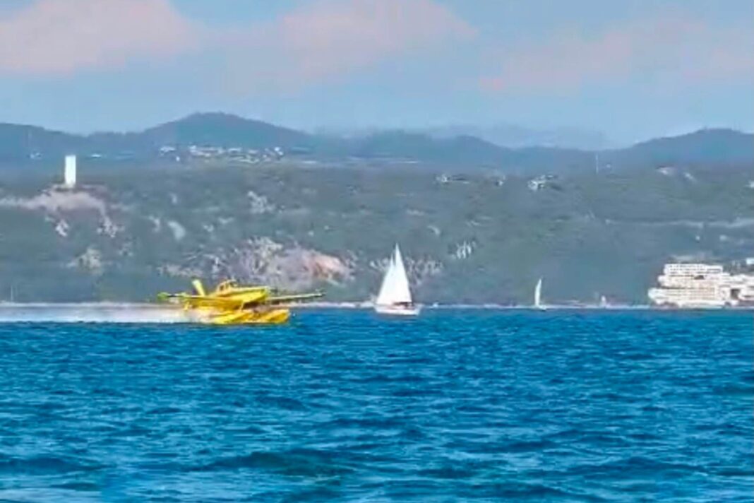 Incendio Carso, Brestovizza, Slovenia, Air Tractor, Vigili del Fuoco, Sistiana, Trieste