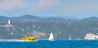 Incendio Carso, Brestovizza, Slovenia, Air Tractor, Vigili del Fuoco, Sistiana, Trieste