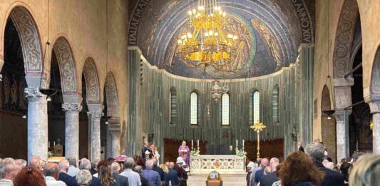 Giorgio Rossi, funerali Giorgio Rossi, don Ettore Malnati, Trieste, Roberto Dipiazza, Cattedrale di San Giusto, Comune di Trieste