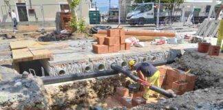 Muggia, torrente Fugnan, via Roma, lavori pubblici, viabilità, cantiere, infrastrutture