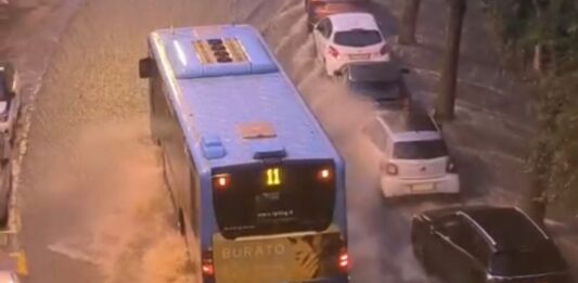 Trieste, maltempo, via Revoltella, allagamenti, temporale, viabilità, allerta meteo