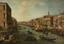 Dipinto in stile cinquecentesco che ritrae la Venezia del Cinquecento