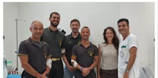 Donazione di sangue collettiva dei Vigili del Fuoco di Trieste